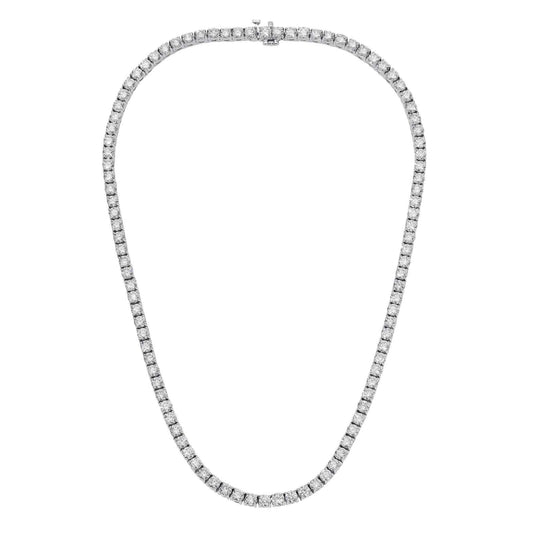Harmonic Glow round diamond tennis bracelet 21.6 cttw platinum E VS