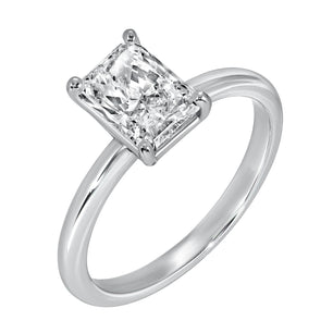 Golden Horizon - Round Diamond Ring 1 cttw 14K White Gold (E/VS1)