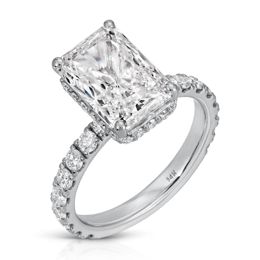 Lustrous Eternity - Brilliant Cut Diamond Ring 2.60 cttw 14K White Gold (E/VS2)